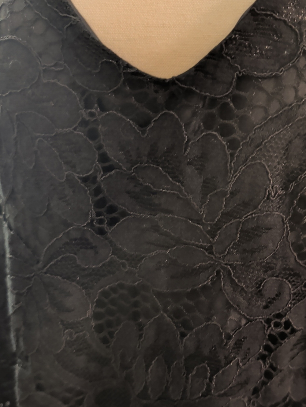 BB Dakota Black Lace Shift Dress, large - Picture 5 of 5